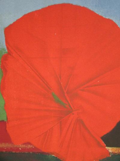 Max ERNST - Rote Blume, 1960 - Original lithograph signed 2