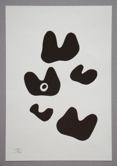 Jean Hans ARP  - Constellation avec cinq éléments, 1960 - Limited edition serigraphy 2