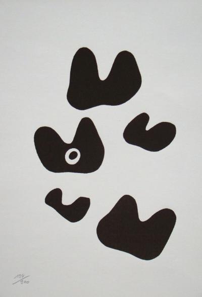 Jean Hans ARP  - Constellation avec cinq éléments, 1960 - Limited edition serigraphy 2