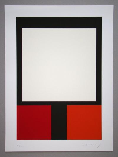 Aurélie NEMOURS - L’Arbre, 1990 - Original screenprint hand signed 2