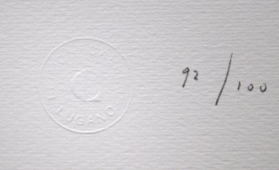 Aurélie NEMOURS - L’Arbre, 1990 - Original screenprint hand signed 2