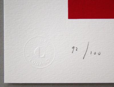 Aurélie NEMOURS - L’Arbre, 1990 - Original screenprint hand signed 2