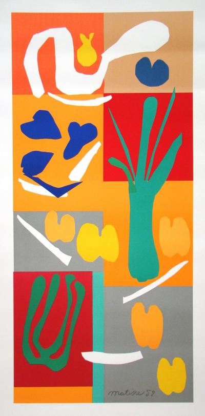 Henri MATISSE (after) - Végétaux, 2007 - Edition lithograph signed and dated 2