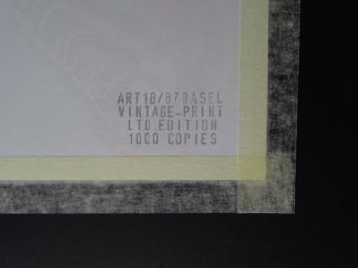 Andy Warhol - Grevy’s Zebra, from Endangered Species -  1987, serigrahy 2