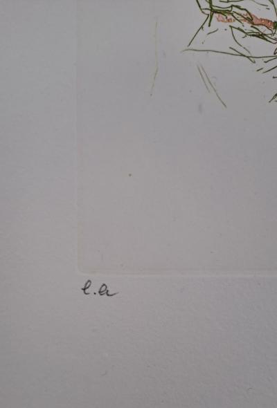 Marianne Décosterd - Composition abstraite - Gravure signée au crayon et annotée EA 2
