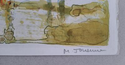 Michel Jouenne - Terres inondées - Lithographie originale signée au crayon 2