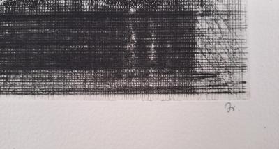 Lise Lierhammer - Paysage, 1988 - Burin et pointe sèche 2