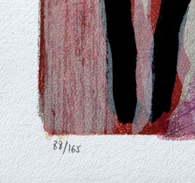 Bram VAN VELDE - Composition, 1977 - Lithographie originale signée numérotée crayon 2