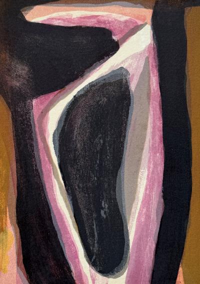 Bram VAN VELDE - Composition abstraite, 1977 - Lithographie originale signée numérotée crayon 2