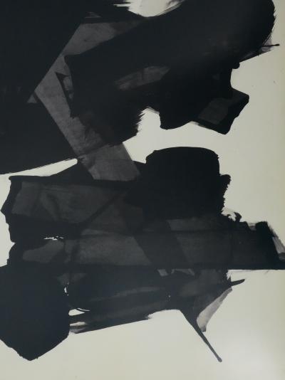 Pierre Soulages : Encre sur papier 1963, Affiche originale 2