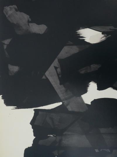 Pierre Soulages : Encre sur papier 1963, Affiche originale 2