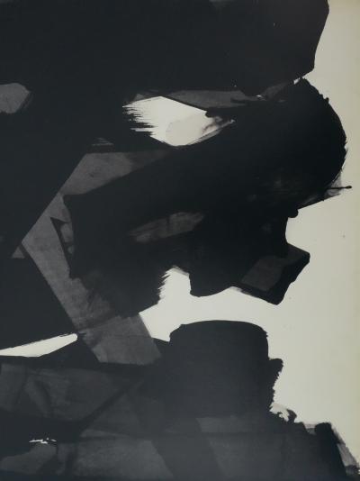 Pierre Soulages : Encre sur papier 1963, Affiche originale 2
