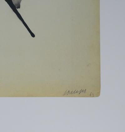 Pierre Soulages : Encre sur papier 1963, Affiche originale 2