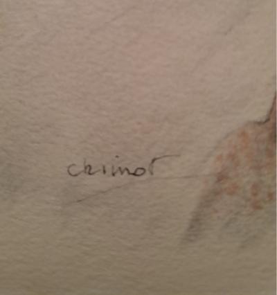 Edouard Jules Chimot - Félipa - Lithographie originale signée 2