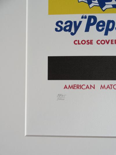 Andy Warhol (d’après), Pepsi, lithographie 2