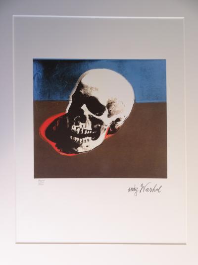 Andy Warhol (d’après) - Crâne, lithographie
