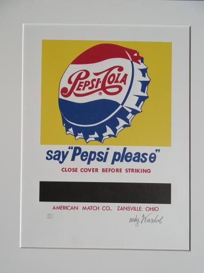 Andy Warhol (d’après), Pepsi, lithographie 2