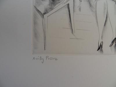 Mily POSSOZ : Les lectrices - Gravure originale signée 2