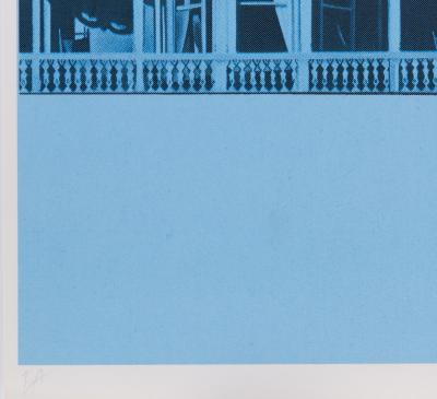 Jacques MONORY : Hommage à Edward Hopper - Sérigraphie originale signée 2