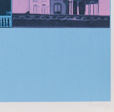 Jacques MONORY : Hommage à Edward Hopper - Sérigraphie originale signée 2