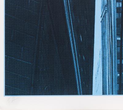 Jacques MONORY: Skyscrapers - Original signed silkscreen print 2