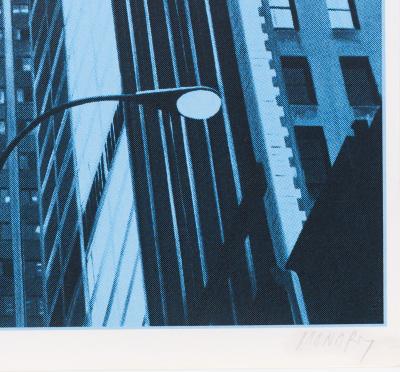 Jacques MONORY: Skyscrapers - Original signed silkscreen print 2