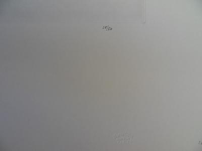 Mily POSSOZ: The little boy is getting dressed - Original signed engraving 2