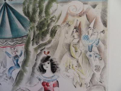 Mily POSSOZ : La fête foraine - Eau-forte originale signée 2