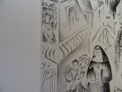 Mily POSSOZ : Fontenay - Gravure originale signée 2