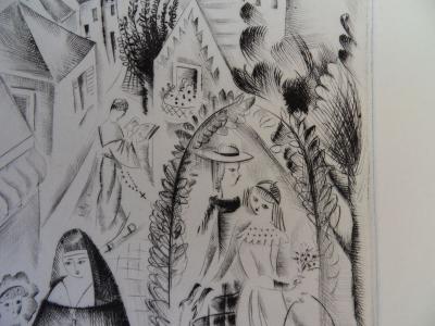 Mily POSSOZ : Fontenay - Gravure originale signée 2