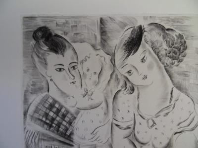 Mily POSSOZ: The Florist - Original signed engraving 2