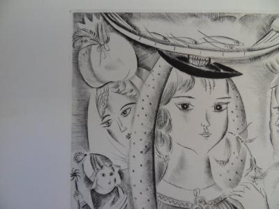 Mily POSSOZ : La fête portugaise - Gravure originale signée 2