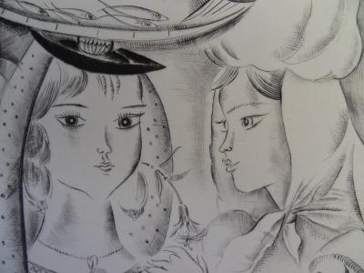 Mily POSSOZ : La fête portugaise - Gravure originale signée 2