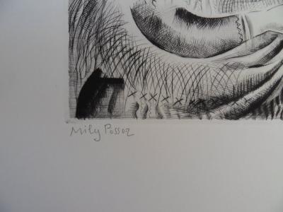Mily POSSOZ : La fête portugaise - Gravure originale signée 2