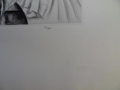 Mily POSSOZ : La fête portugaise - Gravure originale signée 2