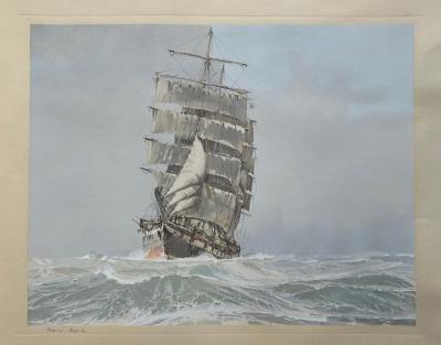 Marin-Marie - Trois-mâts sous grande voilure ,