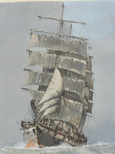 Marin-Marie - Trois-mâts sous grande voilure , 2