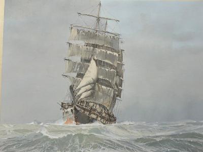 Marin-Marie - Trois-mâts sous grande voilure , 2