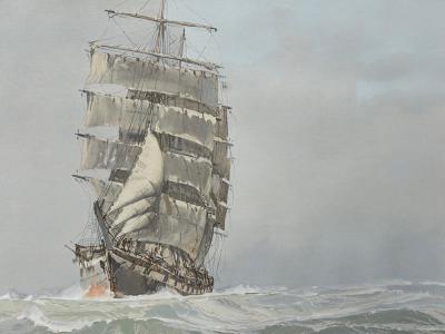 Marin-Marie - Trois-mâts sous grande voilure , 2