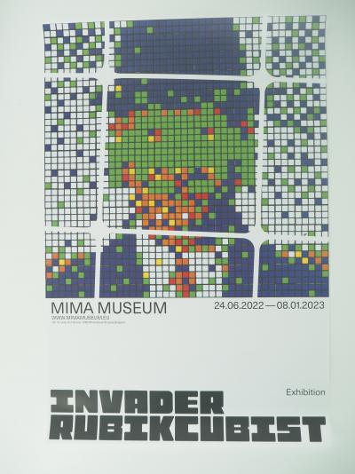 SPACE INVADER: Magritte - Original color poster 2