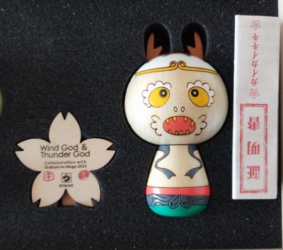 Takashi Murakami - Fujin & Raijin Kokeshi Set 2