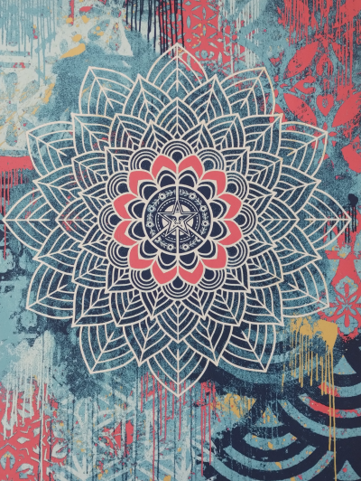 Shepard FAIREY (Obey) - Paul McCartney Change Begins (Red) 2009 - Sérigraphie signée et numérotée 2