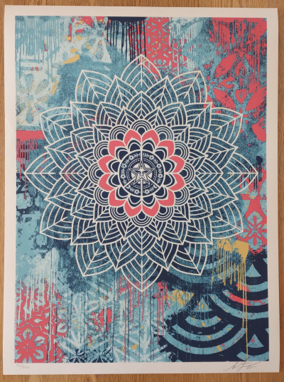 Shepard FAIREY (Obey) - Paul McCartney Change Begins (Red) 2009 - Sérigraphie signée et numérotée 2