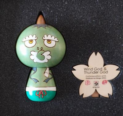 Takashi Murakami - Fujin & Raijin Kokeshi Set 2