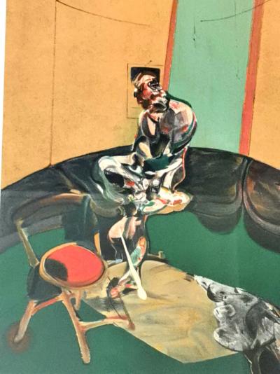 Francis Bacon - Portrait of George Dyer Staring at blind cord