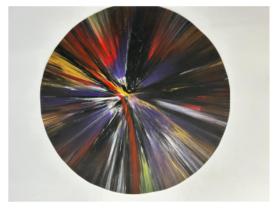 Damien Hirst - Circle Spin - 2009 - Acrylique et peinture métallique sur papier épais 2