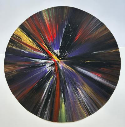 Damien Hirst - Circle Spin - 2009 - Acrylique et peinture métallique sur papier épais 2
