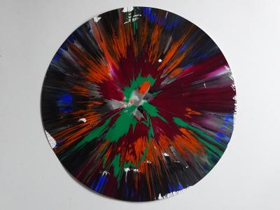 Damien Hirst- Requiem- Spin painting - 2009, unique 2