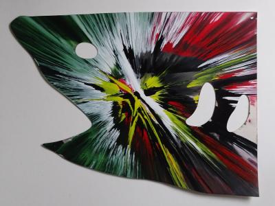 DAMIEN HIRST Shark Spin Painting, 2009, unique