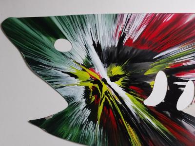 DAMIEN HIRST Shark Spin Painting, 2009, unique 2